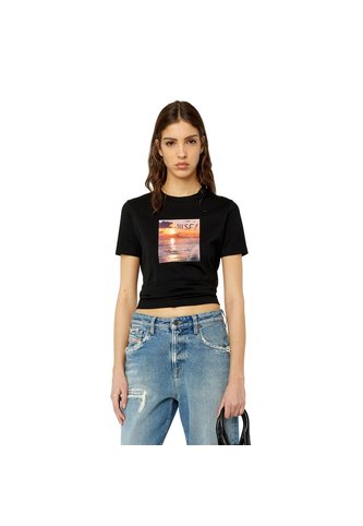 Diesel Camiseta Manga Corta Para Mujer T-Reg-G10 Diesel Diesel