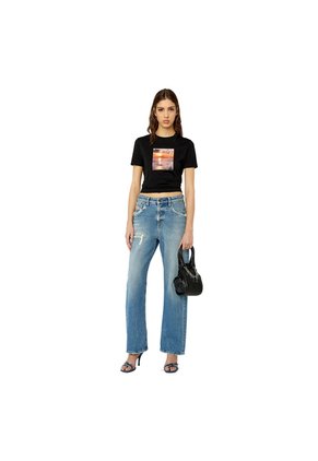 Diesel Camiseta Manga Corta Para Mujer T-Reg-G10 Diesel