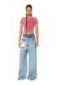 Diesel Camiseta Manga Corta Para Mujer T-Slidart Diesel de Diesel