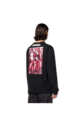 Diesel Camiseta Manga Corta Para Hombre Pr-T-Crane-Ls Diesel