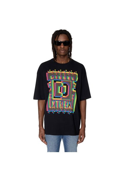 Diesel Camiseta Manga Corta Para Hombre T-Wash-E2 Diesel