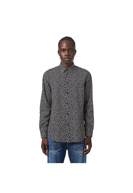 Diesel Camisa Manga Larga Para Hombre S-Riley-Pills Diesel