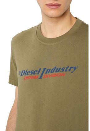 Diesel Camiseta Manga Corta Para Hombre T-Diegor-Ind Diesel