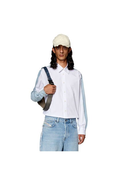 Diesel Camisa Manga Larga Para Hombre S-Warh Diesel