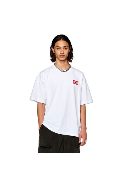 Diesel Camiseta Manga Corta Para Hombre T-Nlabel-L1 Diesel