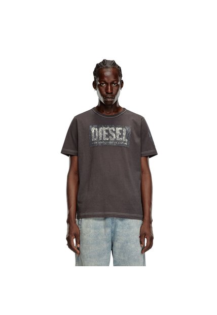Diesel Camiseta Manga Corta Para Hombre T-Adjust-Q1 Diesel