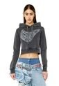 Diesel Buzo Hoodie Cerrado Para Mujer F-Slimmy-Hood-G1 Diesel de Diesel