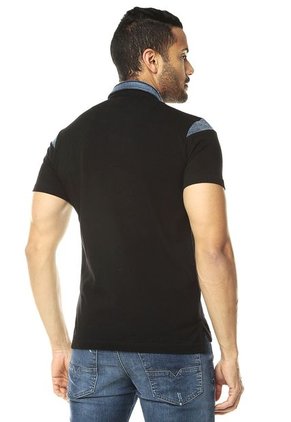 Camiseta Polo Negra DIESEL