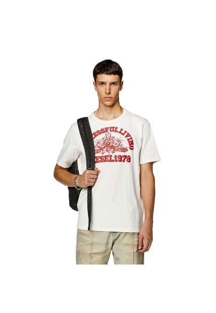 Diesel Camiseta Manga Corta Para Hombre T-Justil-N1 Diesel