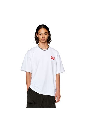 Diesel Camiseta Manga Corta Para Hombre T-Nlabel-L1 Diesel Diesel