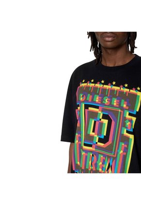 Diesel Camiseta Manga Corta Para Hombre T-Wash-E2 Diesel