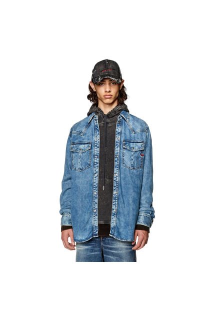 Diesel Camisa Manga Larga Para Hombre D-Ocean Diesel