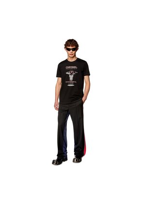 Diesel Camiseta Manga Corta Para Hombre T-Diegor-K69 Camiseta Diesel