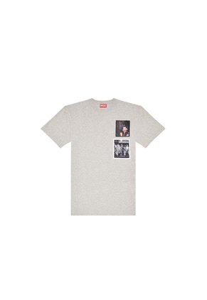 Diesel Camiseta Manga Corta Para Hombre Pr-T-Nlabel-23 Diesel