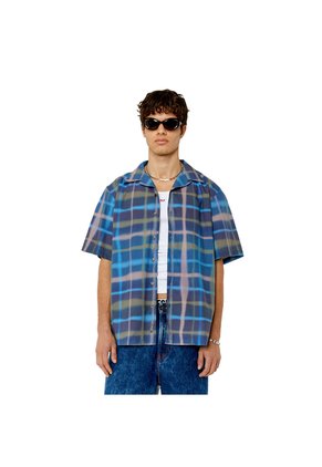 Diesel Camisa Manga Larga Para Hombre S-Frank-Check Diesel