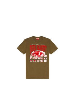 Diesel Camiseta Manga Corta Para Hombre T-Diegor-L8 Diesel