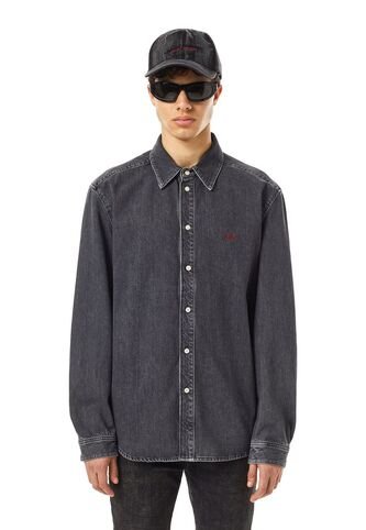 Diesel Camisa Manga Larga Para Hombre D-Simply Diesel Diesel