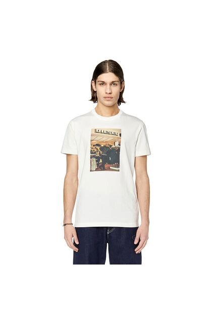 Diesel Camiseta Manga Corta Para Hombre T-Diegor-G8 Diesel