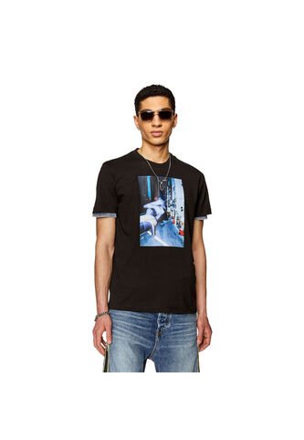 Diesel Camiseta Manga Corta Para Hombre T-Diegor-L5 Diesel Diesel