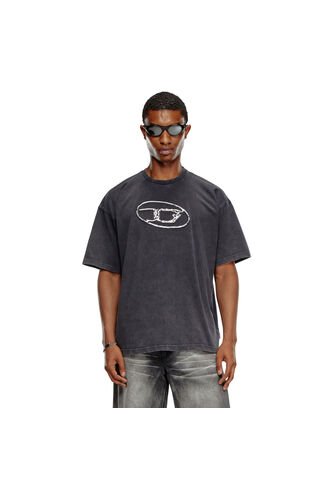 Diesel Camiseta Manga Corta Para Hombre T-Boxt-Q22 Diesel Diesel