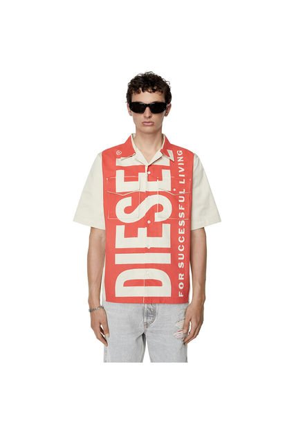 Diesel Camisa Manga Larga Para Hombre S-Mac-22 Diesel