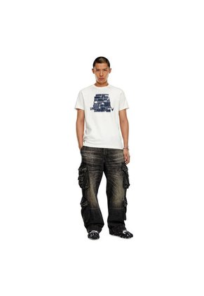 Diesel Camiseta Manga Corta Para Hombre T-Diegor-N1 Camiseta Diesel