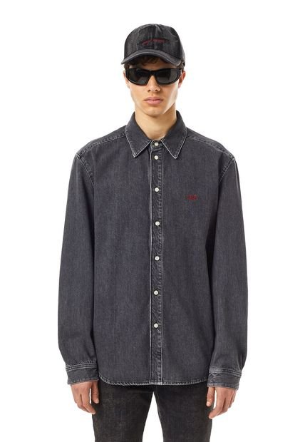 Diesel Camisa Manga Larga Para Hombre D-Simply Diesel