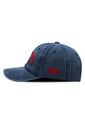 Gorra DIM Independiente Medellín Oficial Dril Desgastada Azul de DIM