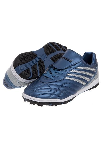 Guayos de Fútbol Croydon Evolution Jumper Azul-Plata