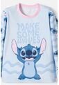 Pijama De Stitch Con Pantalón Largo Multicolor Para Niña 2T A 5T 5T de Disney