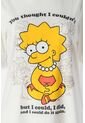 Camiseta De Los Simpsons Regular Fit Para Mujer XL de Disney