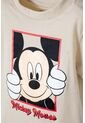 Camiseta De Mickey Mouse Manga Corta Beige Para Niño 2T A 5T 4T de Disney