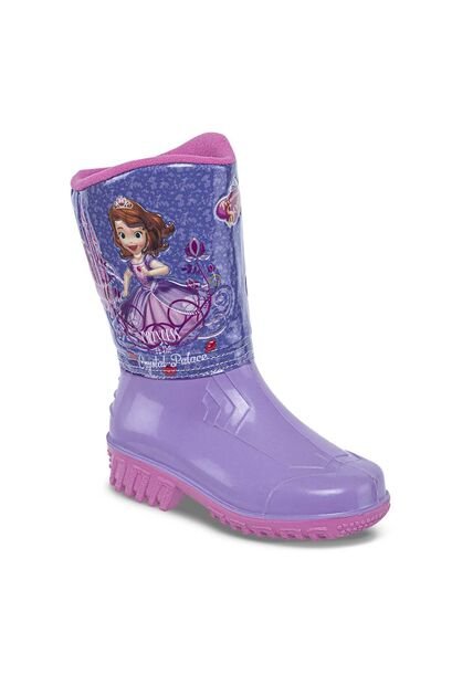 Botas Sofia Celeste Fucsia Para Niña Disney