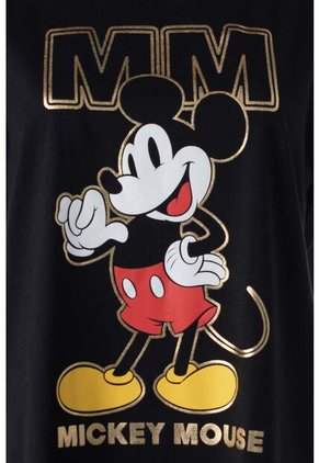 Camiseta De Mickey Mouse Regular Fit Para Mujer XS