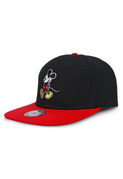 GORRA MICKEY MOUSE DISNEY ORIGINAL PLANA CLÁSICA NEGRO/ROJO (TALLA ADULTO) OC CAPS
