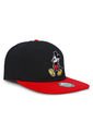 GORRA MICKEY MOUSE DISNEY ORIGINAL PLANA CLÁSICA NEGRO/ROJO (TALLA ADULTO) OC CAPS de Disney