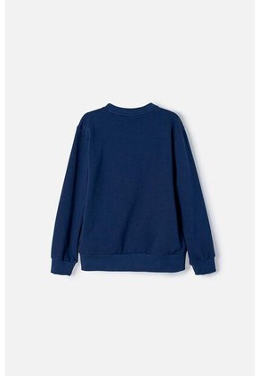 Buzo De Blancanieves Azul Estampado En Frente Para Niña 4