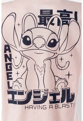 Camiseta De Lilo Y Stitch Regular Fit Para Mujer L