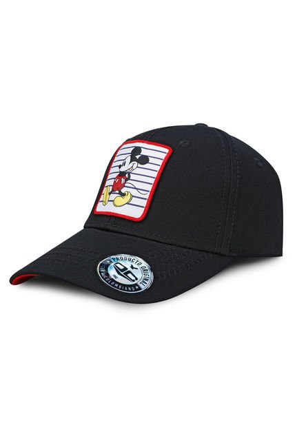 GORRA MICKEY MOUSE DISNEY ORIGINAL CLÁSICA NEGRO OC CAPS