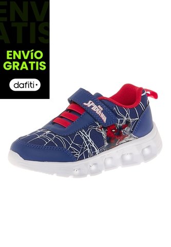 Zapatos Deportivos Con Diseño De Spiderman Para Niño Pequeño Azul Disney 210023 Disney
