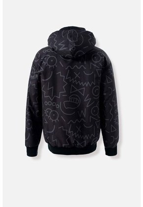 Chaqueta De Los Simpson Regular Fit Negra Para Hombre M