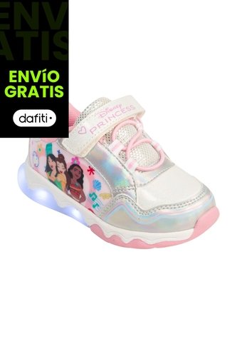 Zapatos Casuales Con Luces Para Niña Pequeña Blanco Disney 201398 Disney