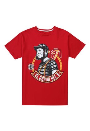 Camiseta Chavo Del 8 Para Adulto Rojo
