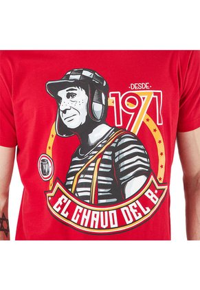 Camiseta Chavo Del 8 Para Adulto Rojo