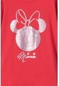 Camiseta De Minnie Mouse Manga Corta Roja Para Niña 10 de Disney