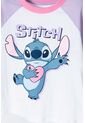 Pijama De Stitch Multicolor De Manga Corta Para Niña 2T A 5T 5T de Disney
