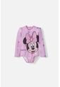 Vestido Baño Minnie Mouse Rosado Para Niña 2T A 5T 3T de Disney