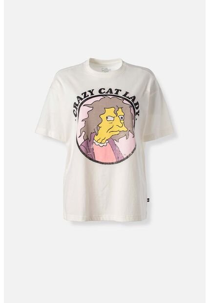 Camiseta De Los Simpsons Relax Fit Para Mujer XS