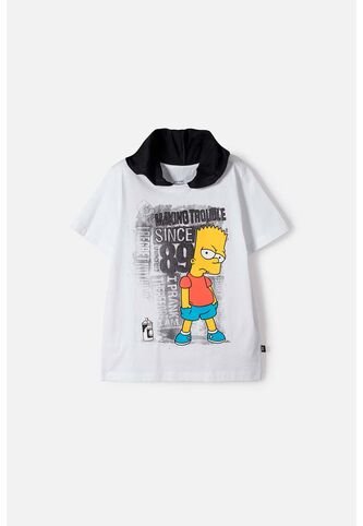 Camiseta De Los Simpson Manga Corta Nero Y Blanco Para Niño 14 Disney