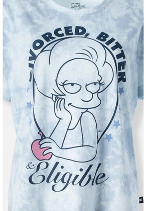 Camiseta De Los Simpsons Regular Fit Para Mujer XS
